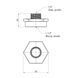 Перехідник Karro 1 1/2"х3/4" ВЗ нікельований KR-3117 (CV014311)