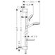 Душевой набор Hansgrohe CROMETTA Vario 0,65 м, с мыльницей Casetta, белый/хром 26553400 Фото 2 из 4