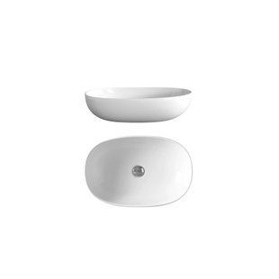 Фото Умивальник накладний NIC DESIGN MILK 600&times;150&times;390 мм, білий/глянсовий (001526001)