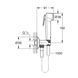 Гігієнічний душ Grohe Tempesta-F Trigger Spray 30 із запірним вентилем, хром (26358000) Фото 2 з 2