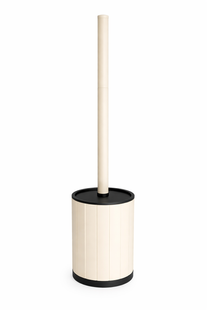 Фото Ёршик для унитаза напольный VBI ROUND S LIGHT BEIGE (VBI-049800WT)