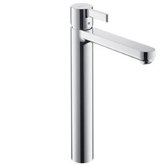 Фото Смеситель для умывальника Hansgrohe Metris S Highriser 31022000 высокий