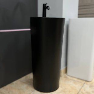 Фото Умивальник підлоговий VBI BOLONIA BLACK MATT (VBI-019003)