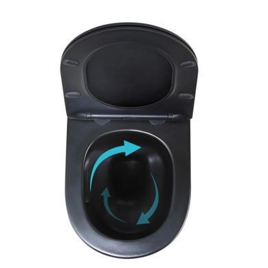 Фото Готове рішення Qtap для ванної кімнати: підвісний унітаз Jay Ultra Quiet 485x360x320 + комплект інсталяції Standard (кругла клавіша Chrome)