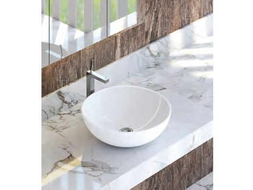 Фото Накладной круглый умывальник Idevit Round, 45х45 (0101-9456)