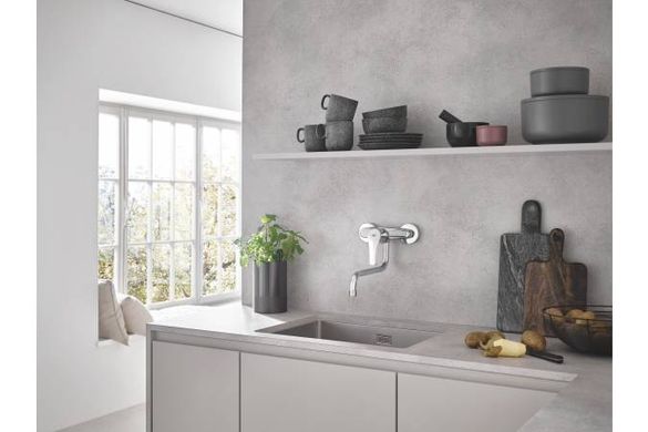 Фото Настінний змішувач для кухні Grohe Eurosmart 32224003