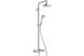 Душова система Hansgrohe Croma S Showerpipe Select 180 2jet Showerpipe з термостатом білий хромований (27253400) Фото 2 з 2