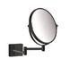 Косметичне дзеркало Hansgrohe ADDSTORIS 41791670, збільшення 3Х, чорний матовий Фото 1 з 2