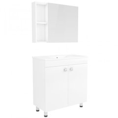 Фото Комплект мебели для ванной комнаты RJ ATLANT 80 см, белый (RJ02801WH)