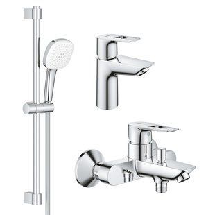 Фото Grohe Набiр змiшувачiв BauLoop New 3 в 1 для ванны (UA123214S1)