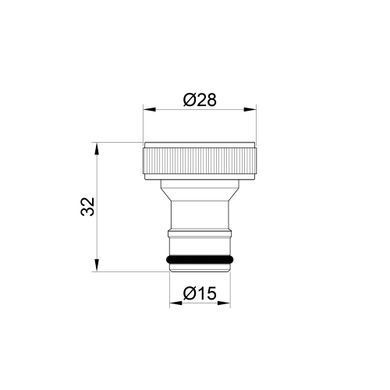 Thermo Alliance StandartШтуцер с адаптером 3/4 "В (SD140W2015)