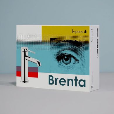 Фото Душовий набір Imprese Brenta (ручний душ 1 режим, шланг, держатель), нікель (ZMK081906100)