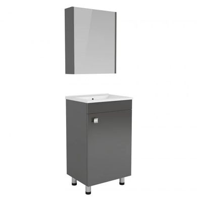 Фото Комплект мебели для ванной комнаты RJ ATLANT 50 см, серый (RJ02501GR)
