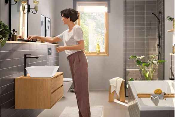 Фото Змішувач Hansgrohe Rebis S прихованого монтажу для душу d110 Chrome (72649000)