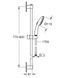 Grohe Tempesta 110 Душовий гарнітур, 2 режими струменю (27646003) Фото 4 из 7