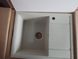 Кухонна мийка гранітна Romzha (Galati) Jorum 65 Biela (101) Фото 3 з 10