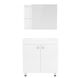 Комплект меблів для ванної кімнати RJ ATLANT 80 см, білий (RJ02801WH) Фото 2 з 5