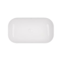 Раковина-чаша Qtap Jay 695х410х150 White с донным клапаном QT07112166W