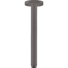 Фото Кронштейн для верхнього душу зі стелі Hansgrohe S 300 мм Brushed Black (27389340)