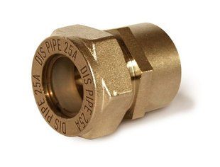 Муфта труба-внутренняя резьба латунная DISPIPE BIC25x3/4" (F)