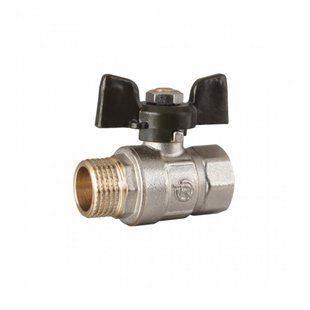 Кран кульовий 1" ЗВ метелик (Reiger+) (6554250)