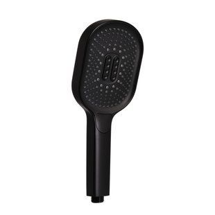 Фото Лійка для ручного душу Qtap Rucni 140*110 мм QTRUC125BLM45961 Black Matt