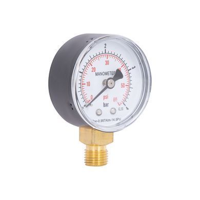 Манометр Thermo Alliance Standart 50 мм 1/4", нижнее подключение (SD1704B)