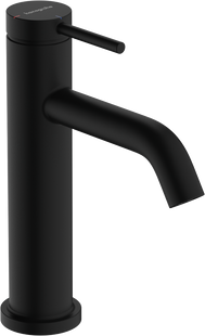 Фото Смеситель для умывальника Hansgrohe TECTURIS S EcoSmart+ черный матовый (73314670)