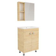 Фото Комплект мебели для ванной комнаты RJ ATLANT 60 см дуб (RJ02601OK)