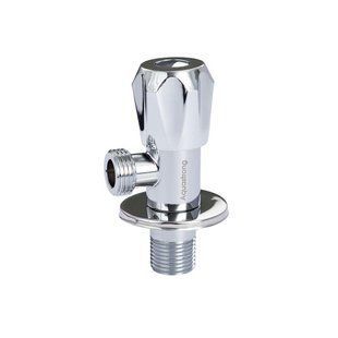 Фото Кран кутовий нерж. AQUASTRONG C3 M1/2 х M3/4 (C311)