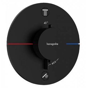 Фото Термостат скрытого монтажа HANSGROHE ShowerSelect Comfort S черный матовый (15553670)