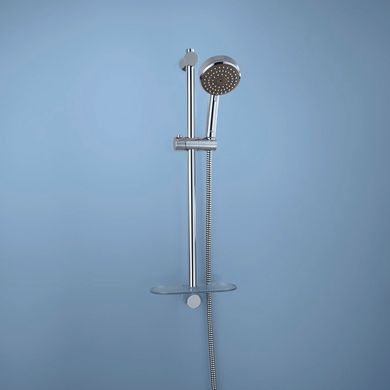 Фото Душова система Hansgrohe Vernis Shape Showerpipe 230 1jet EcoSmart з термостатом для ванни Chrome (26098000)