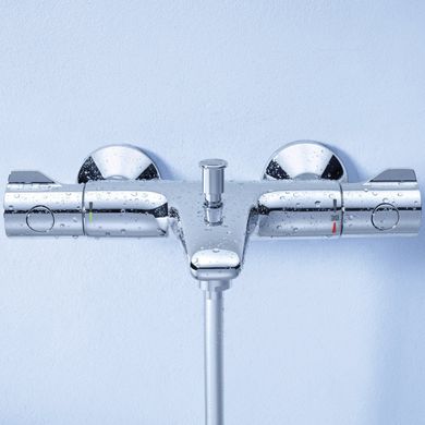 Фото Змішувач термостатичний для ванної кімнати Grohe Grohtherm 800 34567000 з душовим гарнітуром 27853001 (34567001)