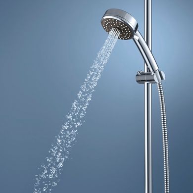 Фото Душевая система Hansgrohe Vernis Shape Showerpipe 230 1jet EcoSmart с термостатом для ванны Chrome (26098000)