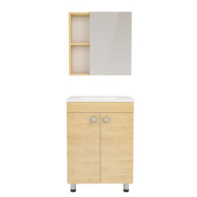 Фото Комплект мебели для ванной комнаты RJ ATLANT 60 см дуб (RJ02601OK)