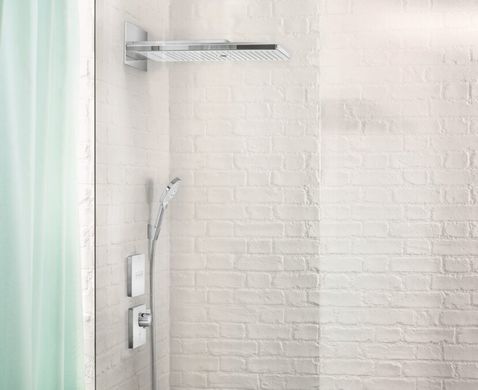 Фото Верхний душ Hansgrohe Raindance Rainmaker Select 580 (24001600), чёрное стекло