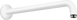 Кронштейн для верхнього душу Hansgrohe 389 мм Matt White (27413700) Фото 1 з 3