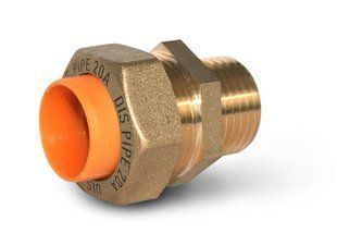 Муфта труба-наружная резьба для газа DISPIPE GBC20*3/4" (M)