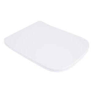 Фото Сидіння для унітаза (Tern 490,520,610) 435x344x50 мм, White, з мікроліфтом, Slim Duroplast, Quick Release QTSC179W47353 Qtap