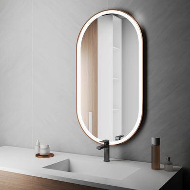 Фото Зеркало Wellss Rama Standart Bordo TC 682 S 1100x600мм (EL130004.1S-bordo-tc682)