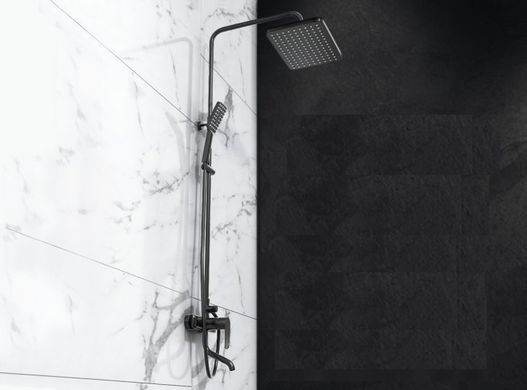 Фото Душевая система для ванны Imprese MODUS черный матовый (f03008210SB)