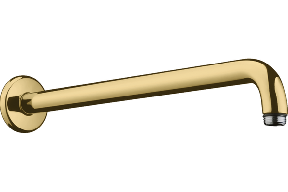 Фото Кронштейн для верхнього душу Hansgrohe 389 мм Polished Gold Optic (27413990)