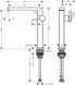 Высокий смеситель для умывальника Hansgrohe TECTURIS E хром (73070000) Фото 2 из 2