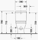 Унитаз напольный Duravit Starck 3 0126090000, вертикальный смыв Фото 4 из 4