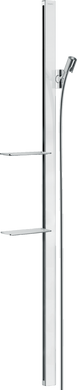 Фото Душова штанга Hansgrohe Unica E 150 см із шлангом 160 см та полицями White/Сhrome (27645400)