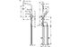 Смеситель Hansgrohe Metris M71 320 2jet кухонный с вытяжным изливом Sbox (73801000) Фото 3 из 8