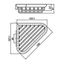 Мыльница-сетка угловая Emco System 2 12.7x12.7x3.7 см (3545 001 00) Фото 2 из 2
