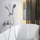 Змішувач для ванни з душовим набором IMEX ROMA, хром BDR001-4 Фото 3 з 5