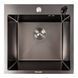 Кухонная мойка 50*50 PVD черная VOLCANIC VALESO Handmade (3,0/1,0) Фото 1 из 7