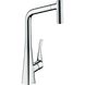 Смеситель Hansgrohe Metris M71 320 2jet кухонный с вытяжным изливом Sbox (73801000) Фото 1 из 8